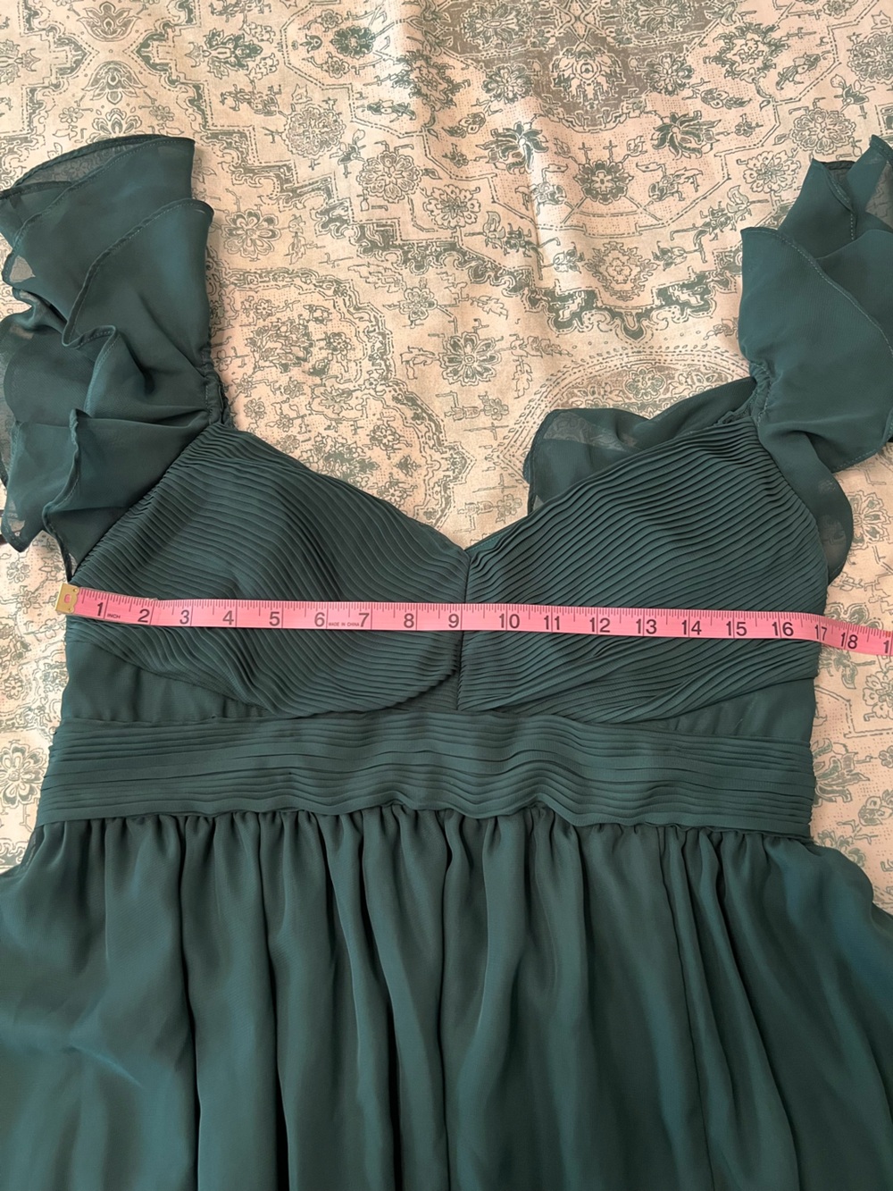 Birdy Grey Michelle Dress Chiffon Esmerald - Picture 11 of 16